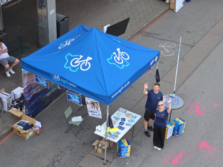 Infostand AGFK Saarland